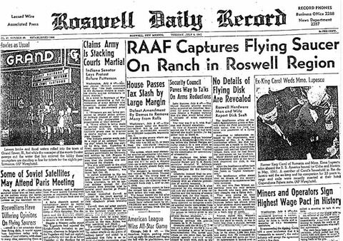 RoswellDailyRecordJuly8,1947