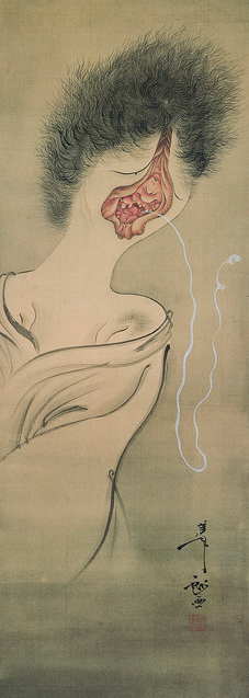 月岡芳年「幽霊図」