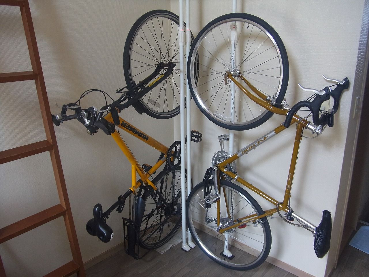 タープ 自転車 自作 置き場所