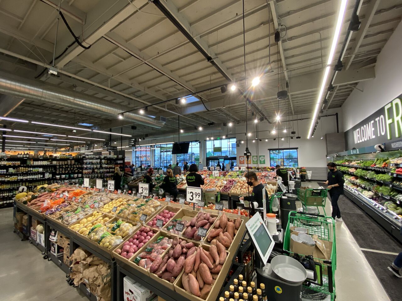 Amazon Fresh これが5年後を見たアマゾンの新スーパー 25年のe食品は21 5 激しくウォルマートなアメリカ小売業ブログ Amazon Fresh これが5年後を見たアマゾンの新スーパー 25年のe食品は21 5 激しくウォルマートなアメリカ小売業ブログ