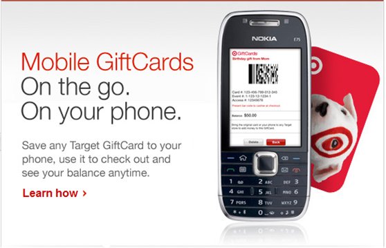 ターゲット モバイル ギフトカード発表 面白い事例はｔｖゲーム予約ギフトカード 激しくウォルマートなアメリカ小売業ブログ