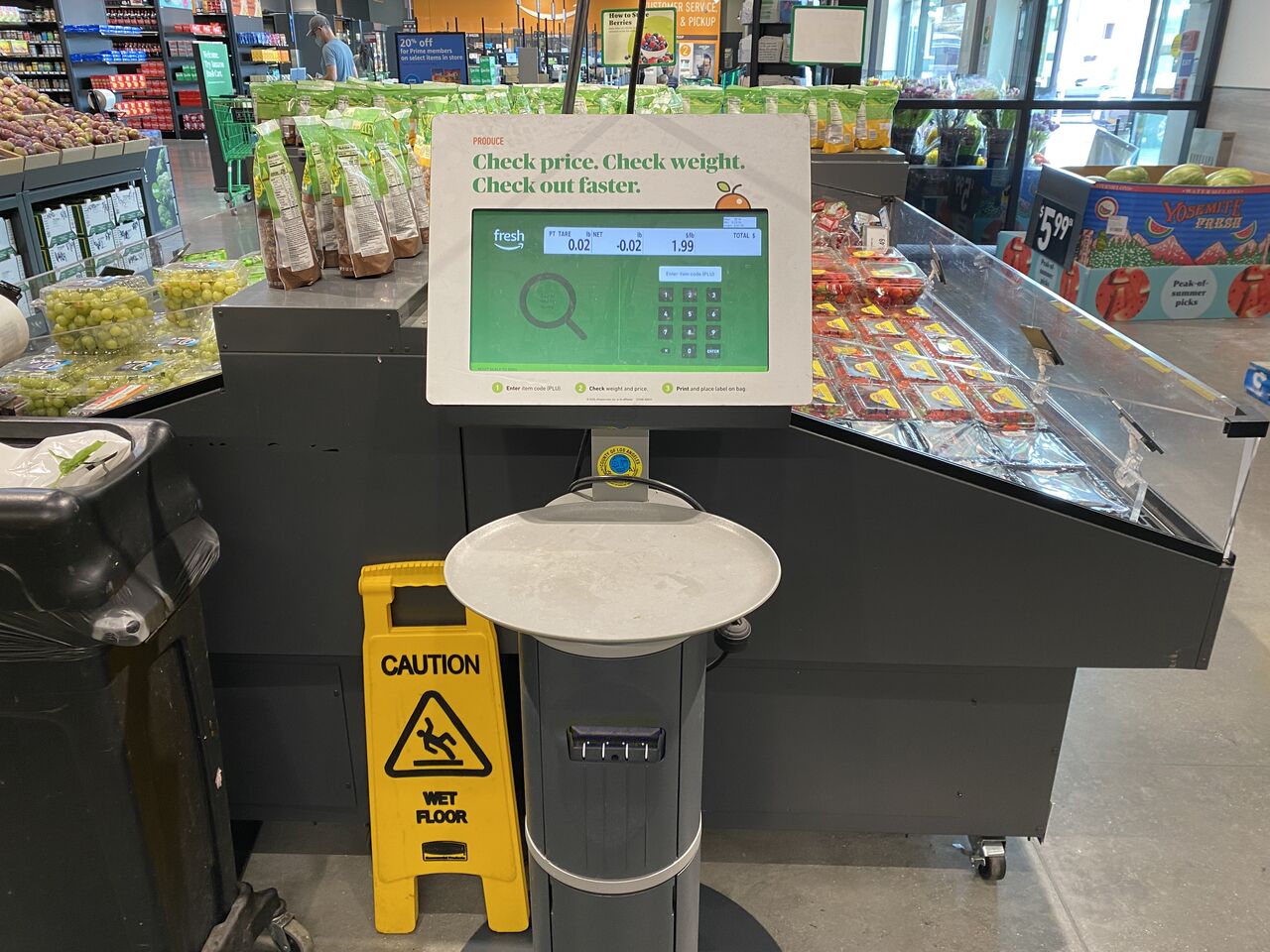 Amazon Fresh 位置情報を利用してダッシュカートが進化 入力の手間がなくなった 激しくウォルマートなアメリカ小売業ブログ