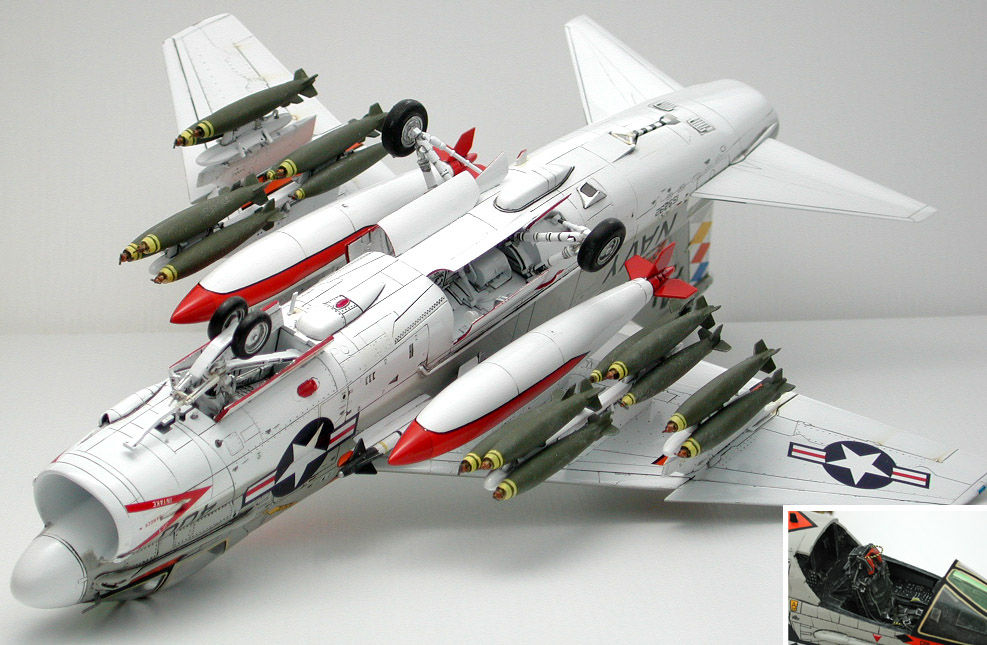 A-7DコルセアⅡ　完成品　ハセガワ　1/48 作品紹介】ハセガワ 1/48 A-7 コルセアⅡ│ちゃまきちの戦闘機