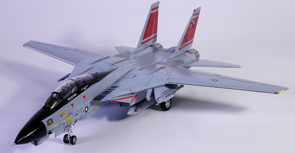 Go Navy! (乙) : F-14D トムキャット 1/72 ファインモールド (完成）