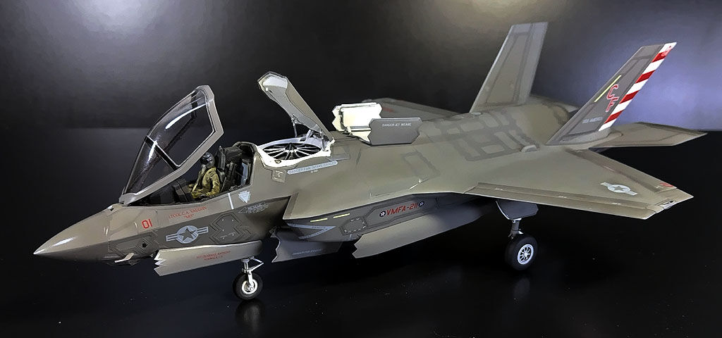 F-35B ライトニングⅡ 完成！ （ 1/48 KittyHawk ☆絶版☆） : Go Navy