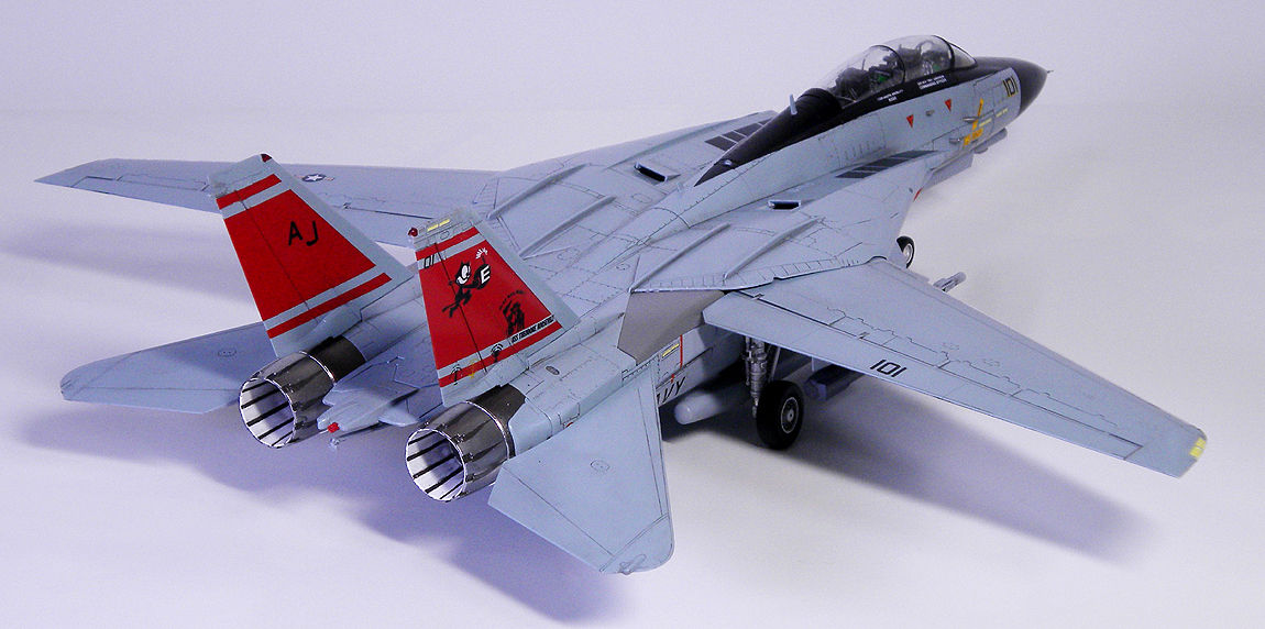 F-14D トムキャット 1/72 ファインモールド (完成） : Go Navy! (乙)