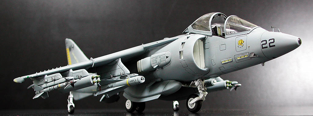 やっと完成! AV-8B ハリアーⅡ ( モノグラム 48 ) : Go Navy! (乙)