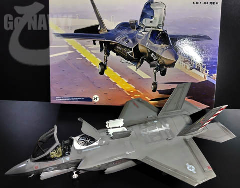 F-35B ライトニングⅡ 完成! ( 1/48 KittyHawk ☆絶版 F-35B ライトニングⅡ 完成! ( 1/48 KittyHawk ☆絶版