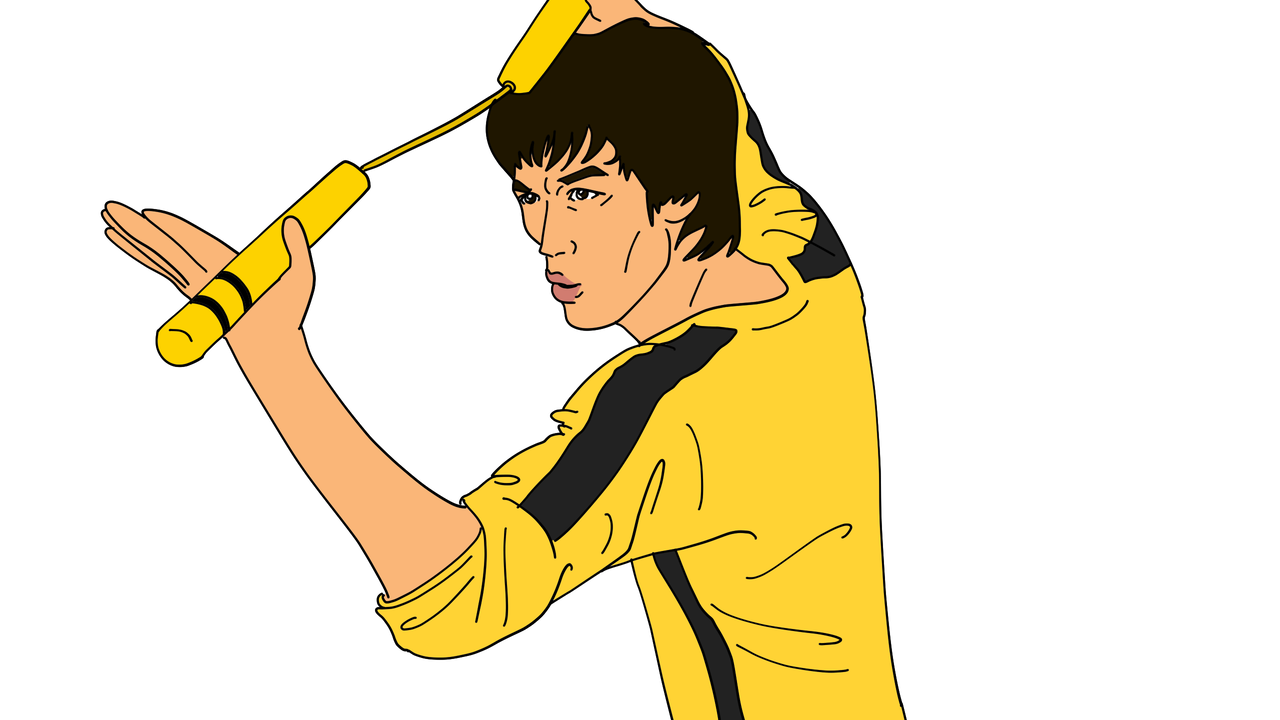 ブルース・リーの切り絵です！ ブルース・リーの切り絵です！ 藤原カクセイ KAKUSEI FUJIWARA on X:
