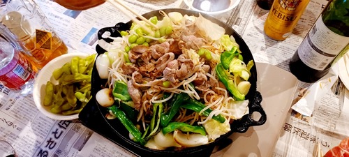 ジンギスカン鍋