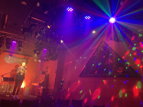 リハーサル中、光彩のJUNCO