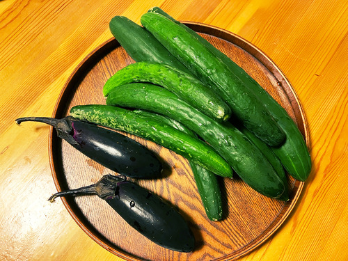 キュウリとナス