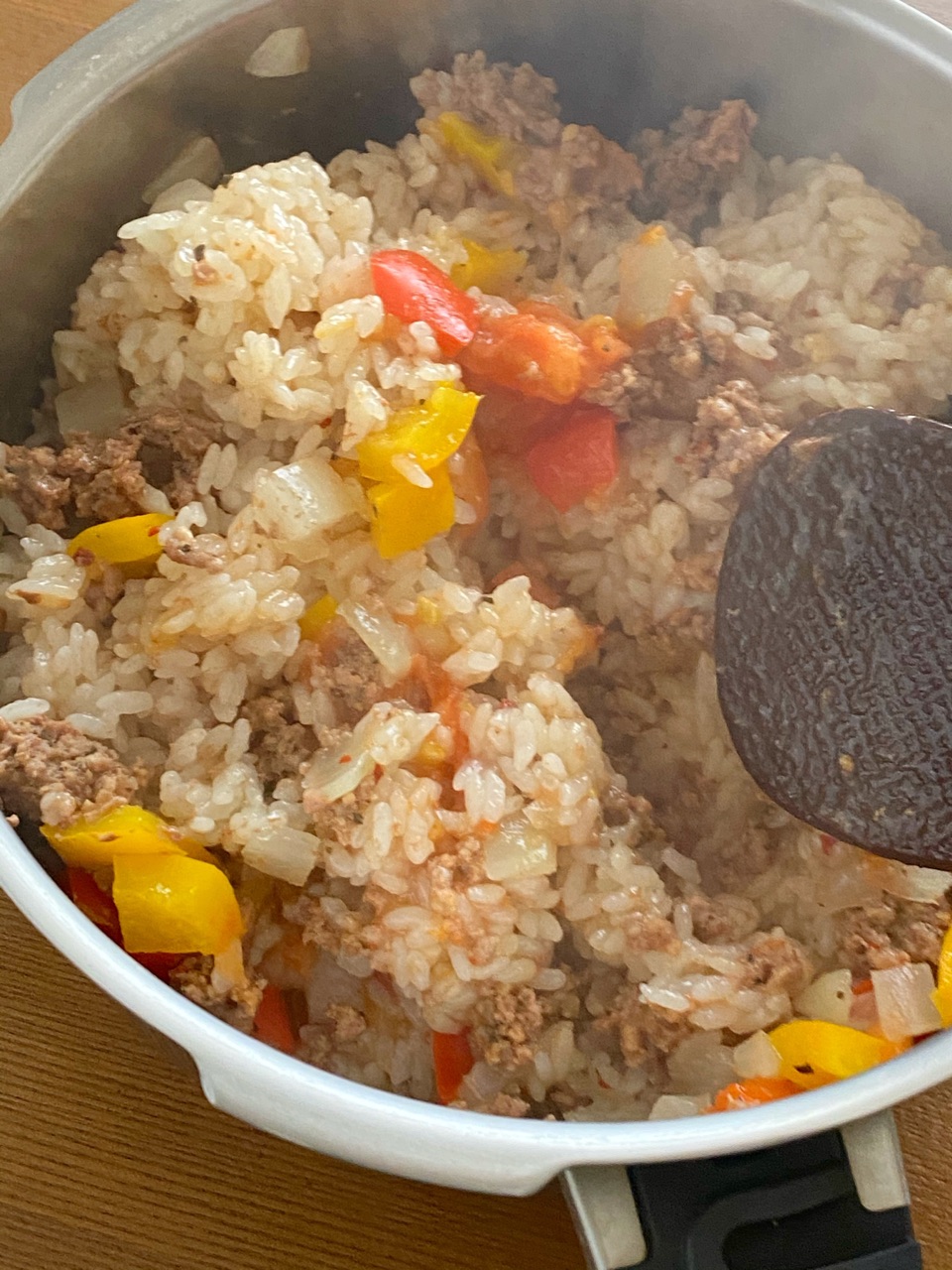 簡単レシピ ガパオ風 ひき肉のトマトバジルライス 圧力鍋で 時短 簡単 うちごはん Powered By ライブドアブログ