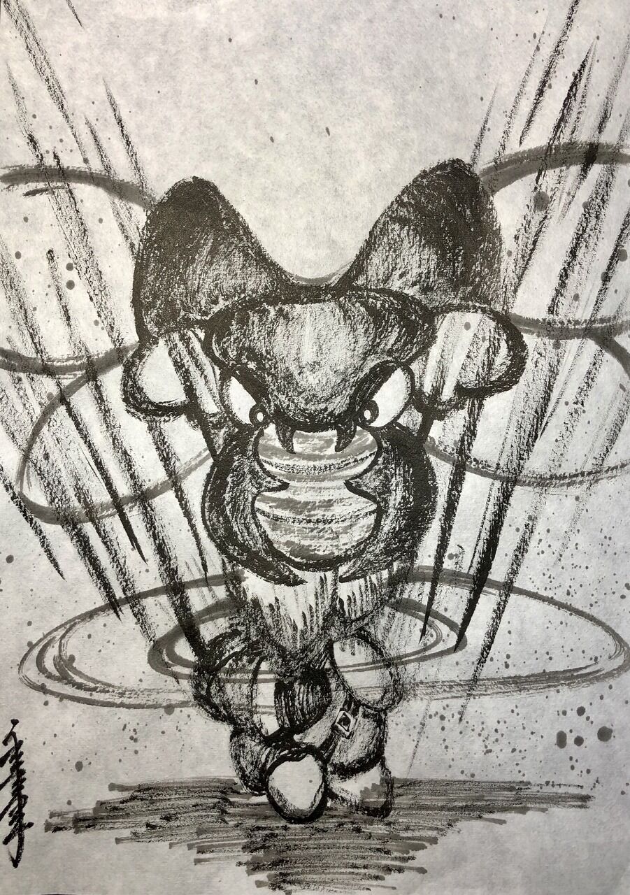 水墨カービィまとめ No 651 660 転猫墨戯 書道と桃球 時々日常