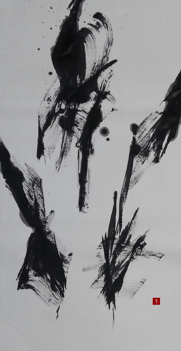 タイトル「先輩は臭う」抽象画 　手書き MITSUKADO on X: 