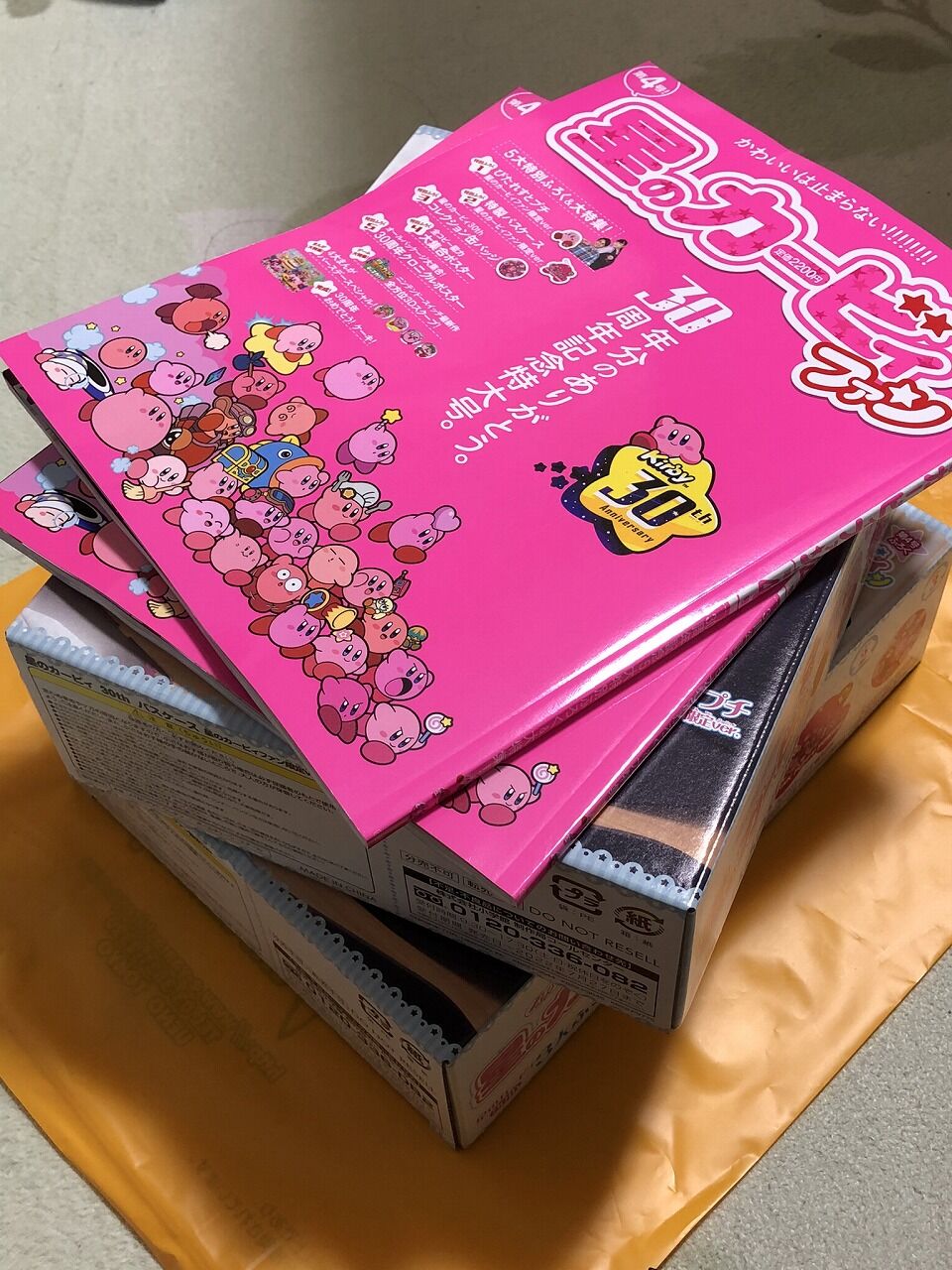 星のカービィファン 第4号 グッズ紹介 桃球祭29日目 転猫墨戯 書道と桃球 時々日常