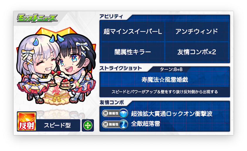 ブヒッ 可愛すぎて無理 イラストアドが半端ねぇ w新キャラ 風神雷神a 可愛さだけで狙う人続出wwwww モンスト モンスト まとめーじぇんと