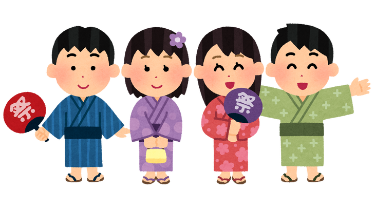 yukata_kids_group