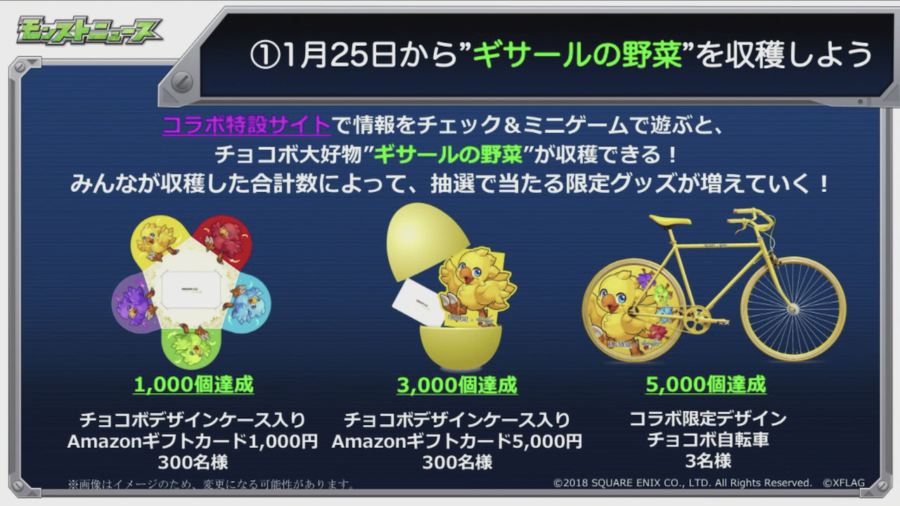 速報 特盛 ギサールの野菜 チョコボエッグハッチャー など 怒涛のコラボ限定キャンペーン発表キタァ モンスト まとめーじぇんと