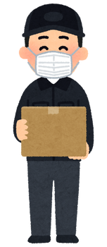 job_takuhaiin_man_nimotsu_black_mask