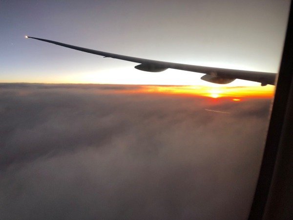 アマリロ上空の日の出