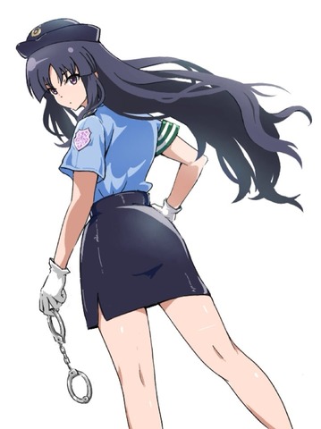 山之内すず、巨胸ミニスカポリスになる