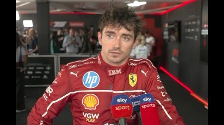 フ●ラーリのルクレール、F1ハンガリーGP決勝ポールto4位に「年に1度のチャンスをモノにできなかった」