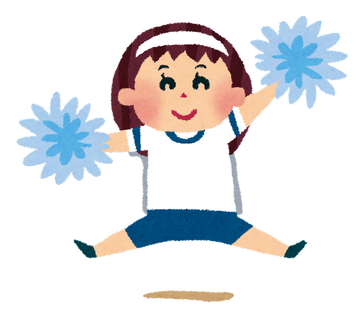 undoukai_ouen_girl_white