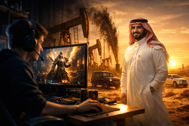 【衝撃】 ネトゲで仲良くなった外人、まさかの石油王だった