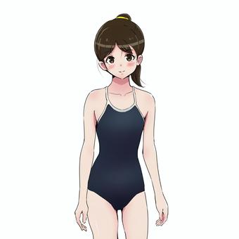 えちえち女さん、天下の公道でハイレグを晒してしまう！