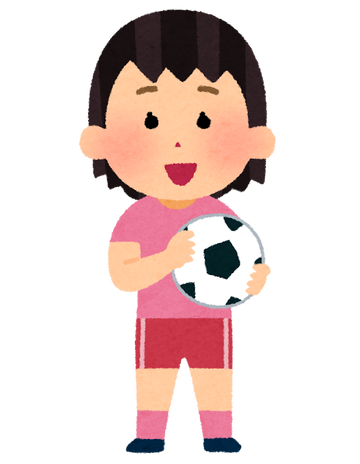 【画像】このお胸の大きさでサッカーは無理でしょ