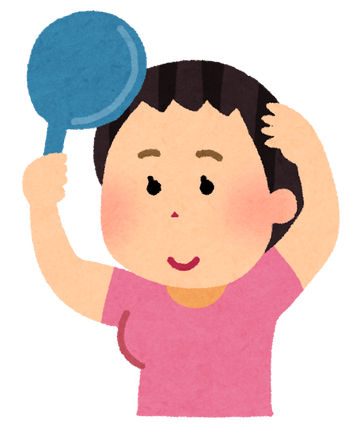 hair_check_smile_woman