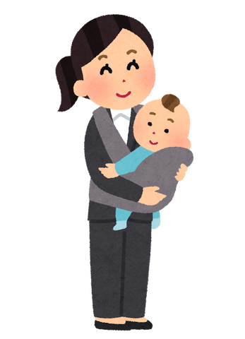 ikuji_kodure_syukkin_businesswoman