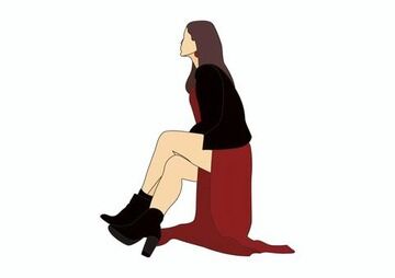 【画像】 なにかに座ってるおケツってスケベだよなｗ
