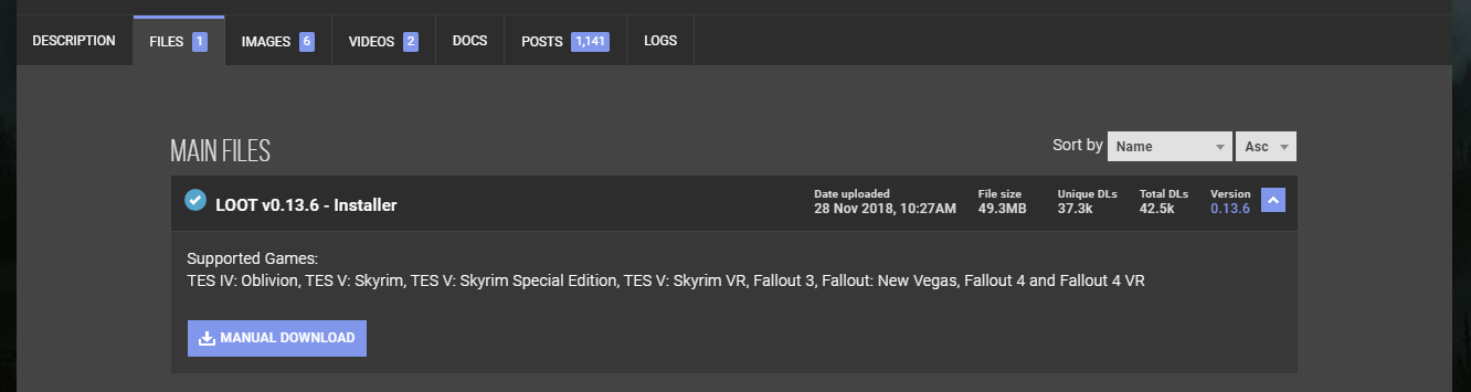 Loot の導入 Mod De 日々邁進skyrim