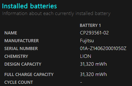 Batterl Report