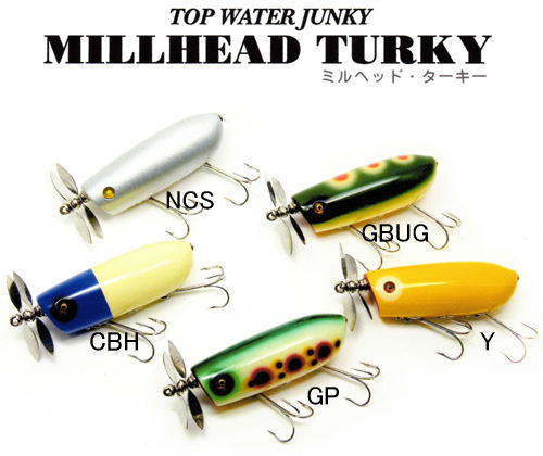 TOP WATER JUNKY ミルヘッドターキー ベッドバグ TOP WATER JUNKY ミルヘッドターキー ベッドバグ トップウォーター