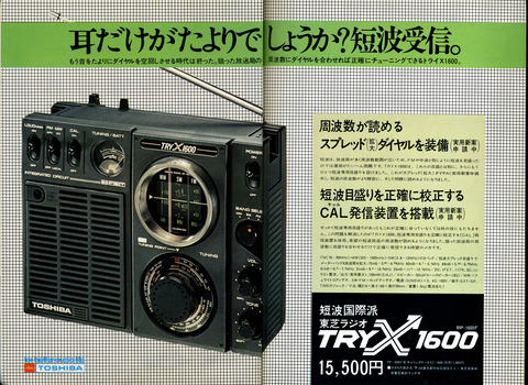 東芝 TRYX1600 : JR8ABB@ShowWatch!!