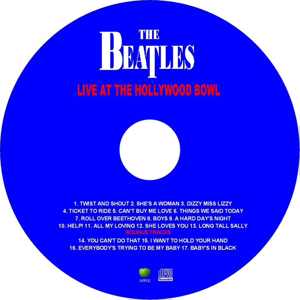 K1's Blog THE BEATLES / LIVE AT THE HOLLYWOOD BOWL livedoor Blog（ブログ）