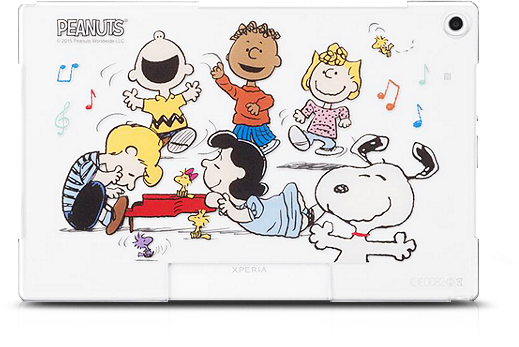 Xperia Tabletに特別なカバー Snoopy 65th Anniversary Collection が登場 ソニーで遊ぼう