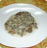 牛肉のポルチーニソース