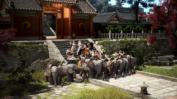 黒い砂漠 荷車象ツアー29