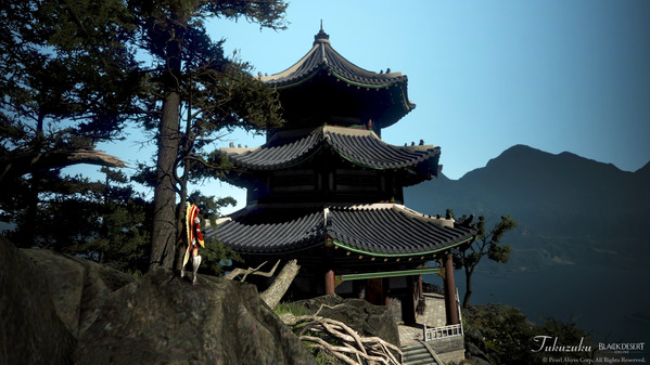 黒い砂漠 碧渓島 碧渓書院 清白塔