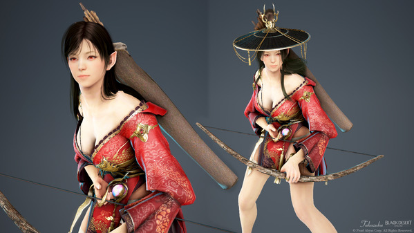 黒い砂漠 レンジャー [RG]紅焔衣装