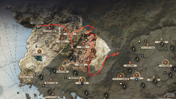 ThroneAndLiberty ベデル山脈