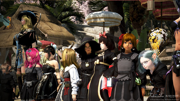 黒い砂漠 黒コーデ撮影会20200426_06