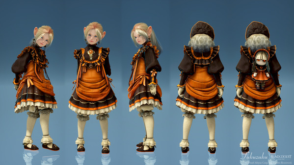 黒い砂漠 シャイ [SH]パンプキンレディ衣装 ハロウィン