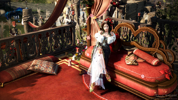 黒い砂漠 ウィッチ アイヴィリーフ衣装 バレンタイン装飾