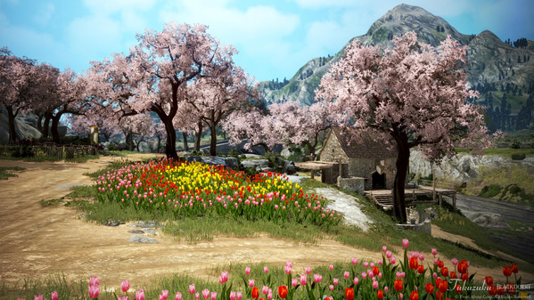 黒い砂漠 桜とチューリップ13 ハイデル