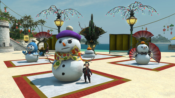 FF14 降神祭2026 雪だるま ララフェル